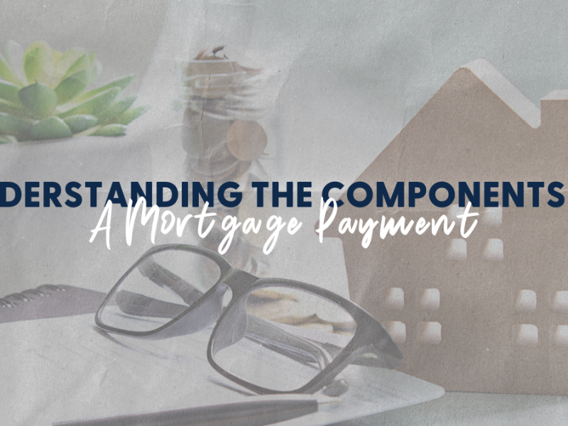 Understanding the Components of a Mortgage Payment Understanding the Components of a Mortgage Payment